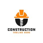 Building Construction Clipart PNG Images, Modern Building Construction Logo, Construction, Symbol, Logo PNG Image For Free Download